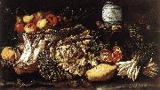 SALINI, Tommaso Still-life with Fruit, Vegetables and Animals f France oil painting reproduction